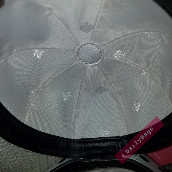 NWT KATE SPADE 100% AUTHENTIC TEAPOT CROSSBODY BLACK POLKA DOTS WHITE TEAPOT - Picture 9 of 10